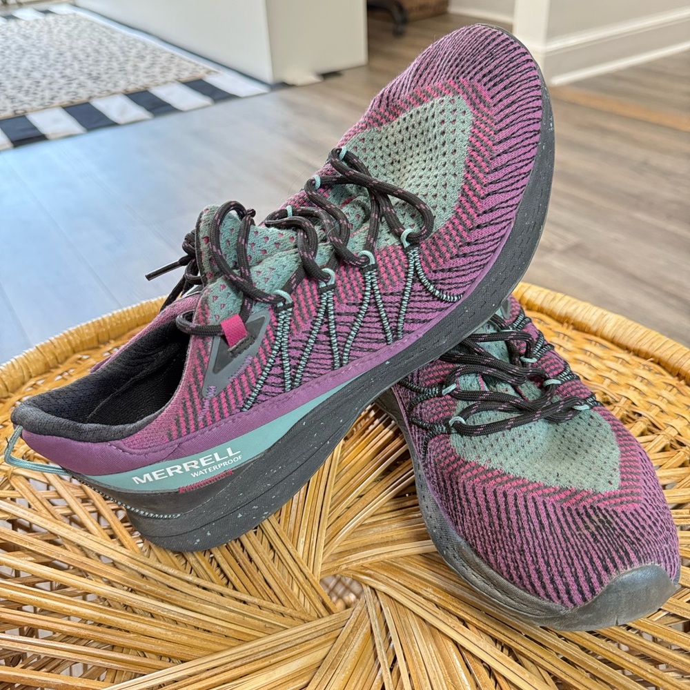 Merrell Women's Purple and Teal Running Shoes